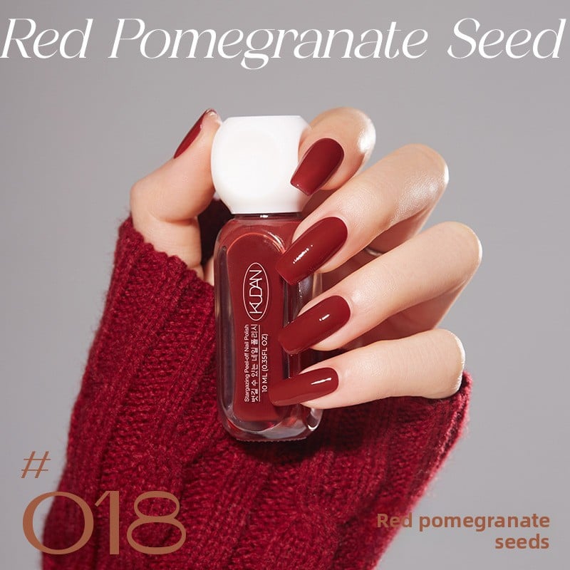 Quick-Drying Water-Based Peelable Nail Polish