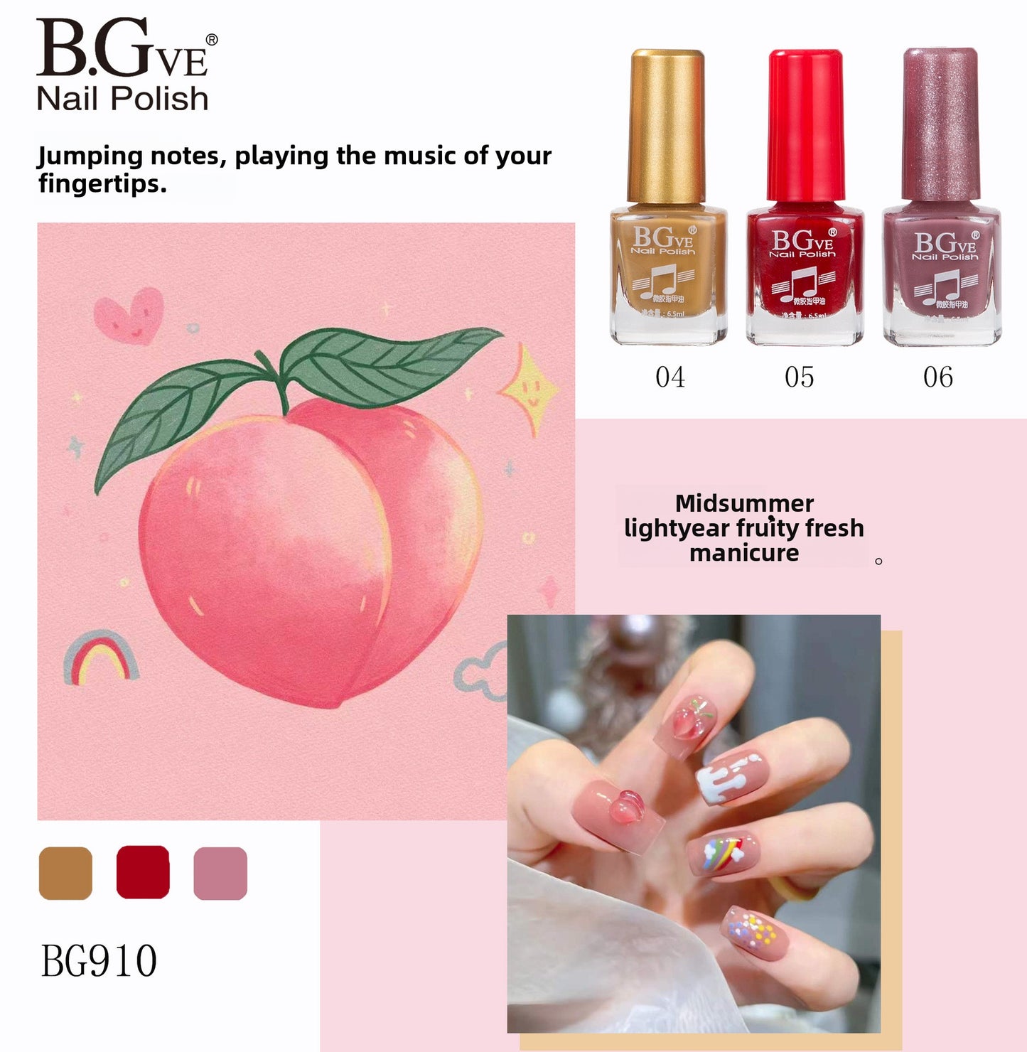 Quick-Drying Waterproof Nail Polish