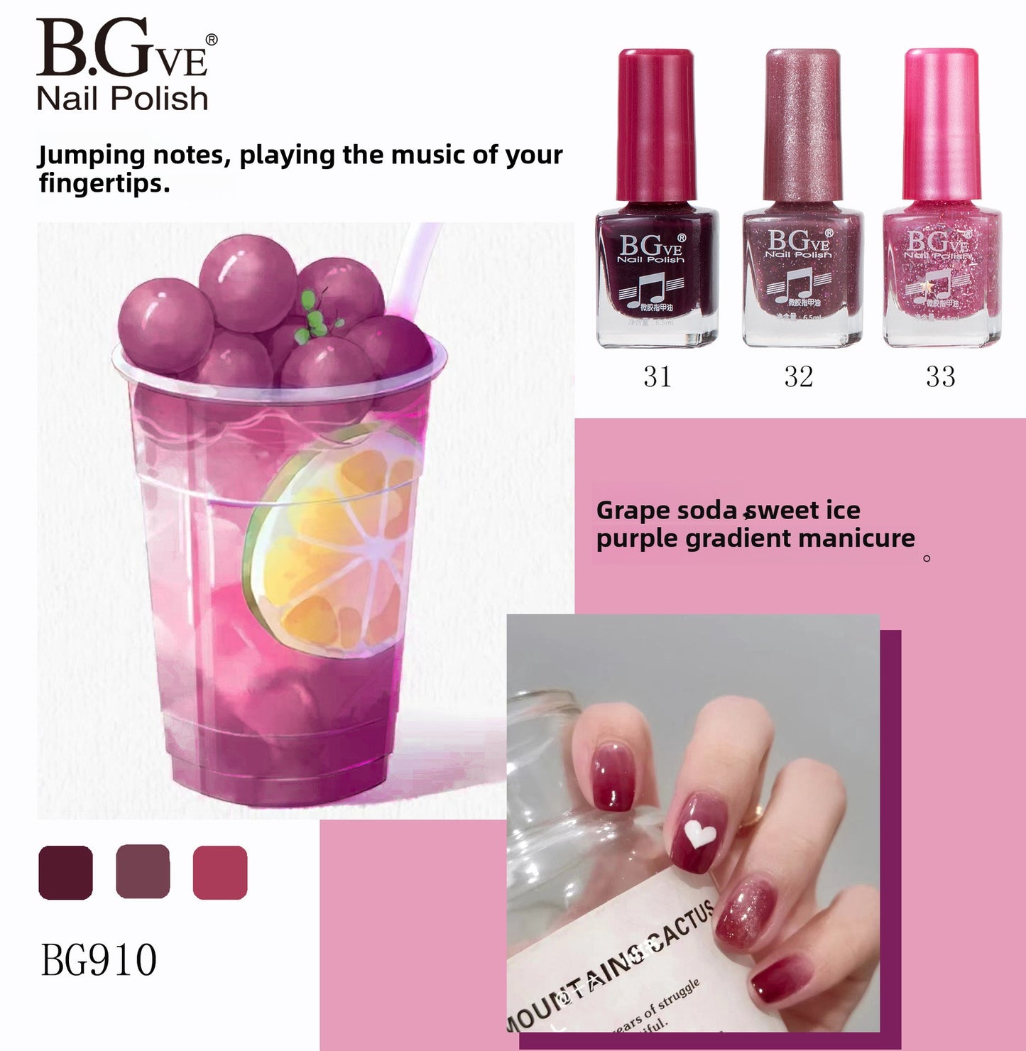 Quick-Drying Waterproof Nail Polish