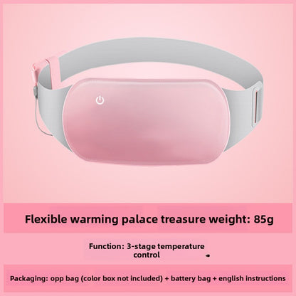 Quick-heating abdominal warming belt