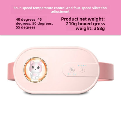 Quick-heating abdominal warming belt
