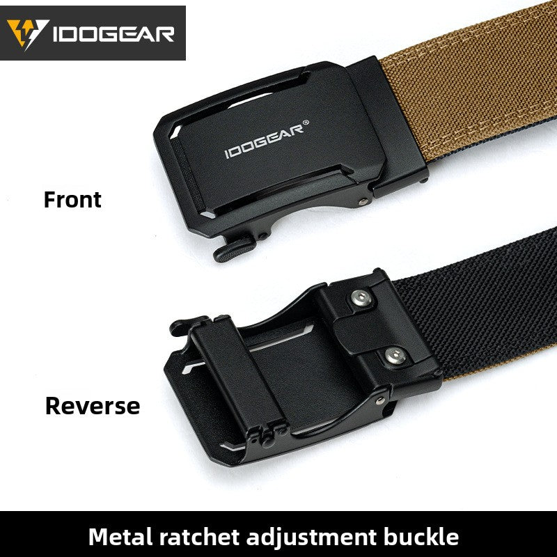 Quick Release Tactical Nylon Belt with Metal Buckle