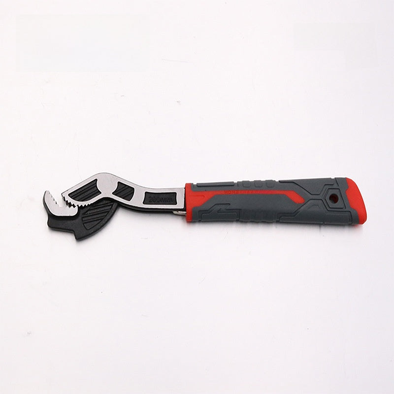 Quick self-locking wrench with large opening