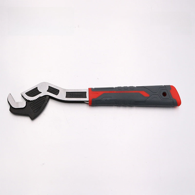 Quick self-locking wrench with large opening