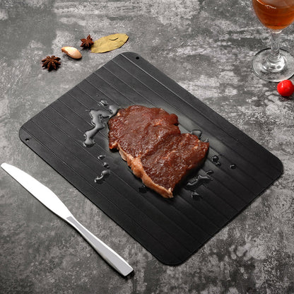 Quick thawing plate