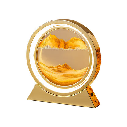 Quicksand Painting Table Lamp with LED Light
