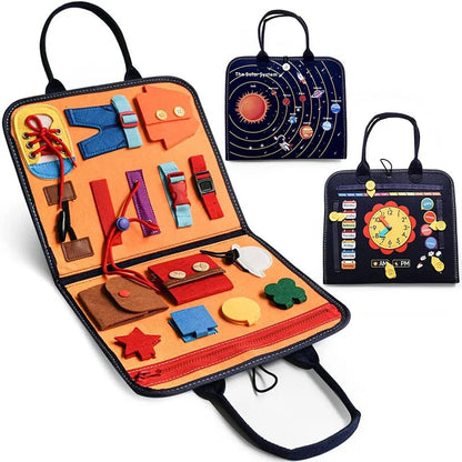 Quiet Book Montessori Baby Toys Felt Busy Book Kids