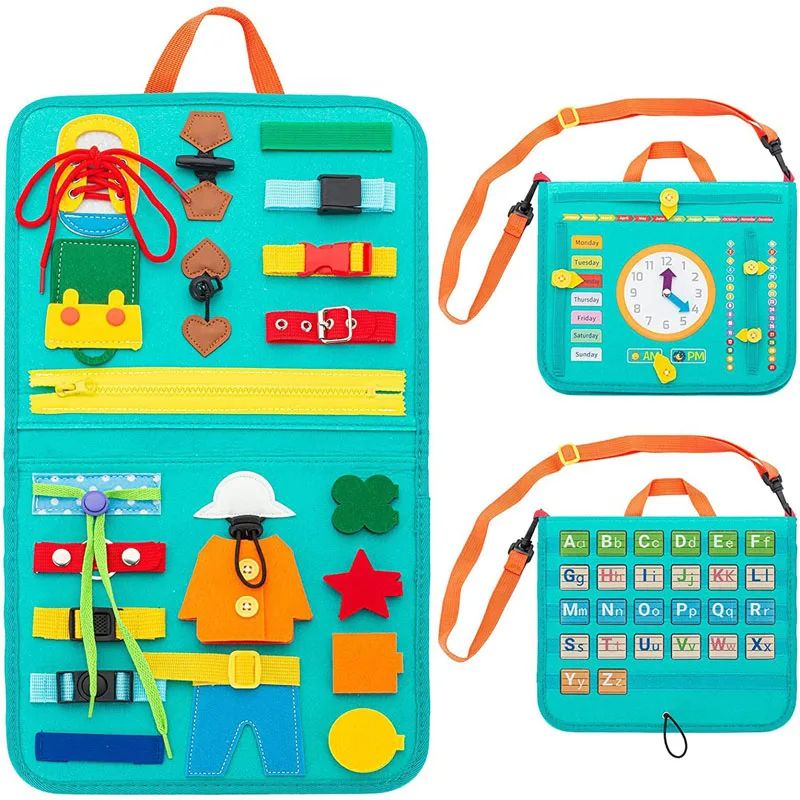 Quiet Book Montessori Baby Toys Felt Busy Book Kids