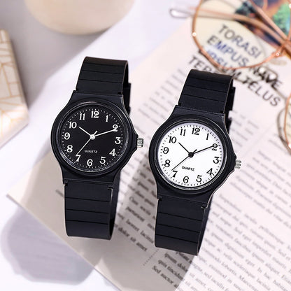 Quiet Exam Watch for Students - Waterproof Luminous Quartz Watch