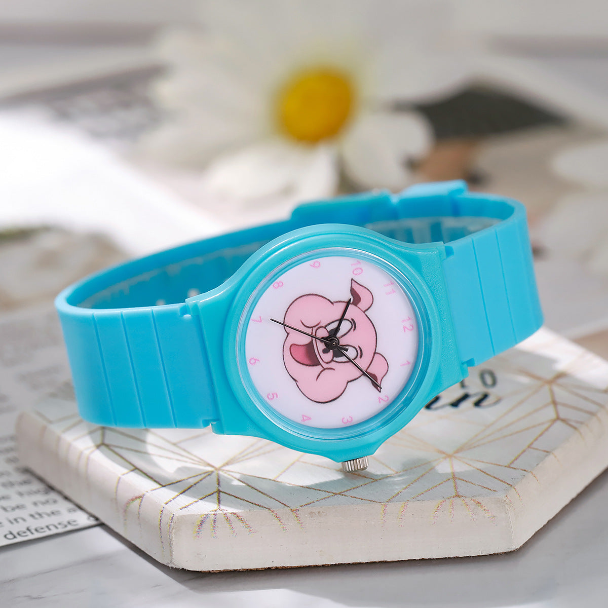 Quiet Exam Watch for Students - Waterproof Luminous Quartz Watch