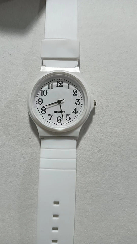 Quiet Exam Watch for Students - Waterproof Luminous Quartz Watch