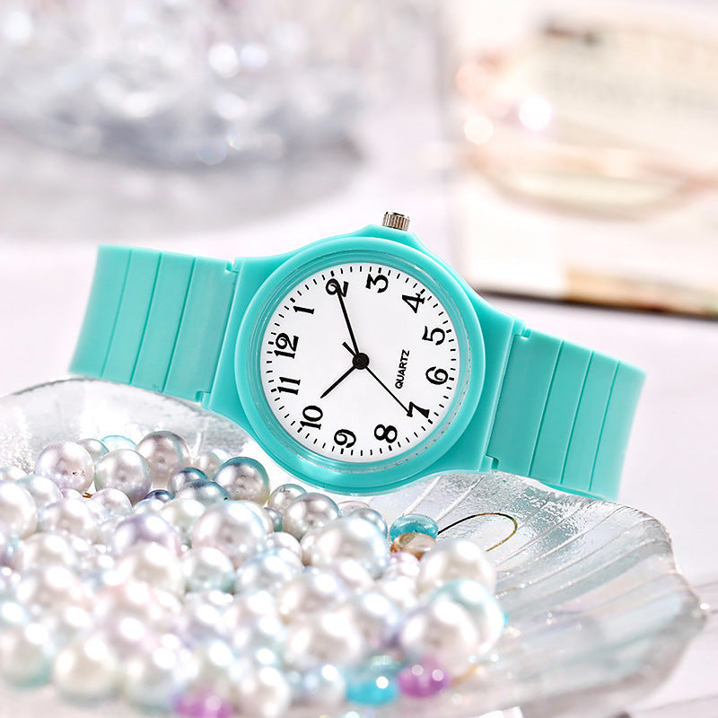 Quiet Exam Watch for Students - Waterproof Luminous Quartz Watch