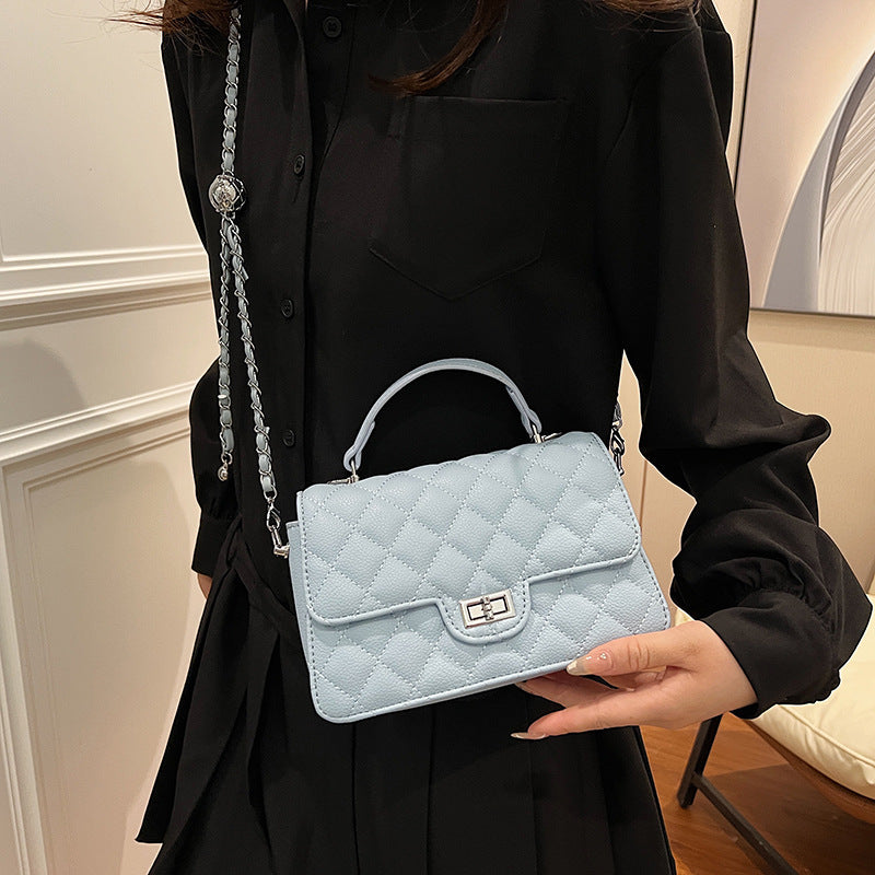 Quilted Chain Square Handbag