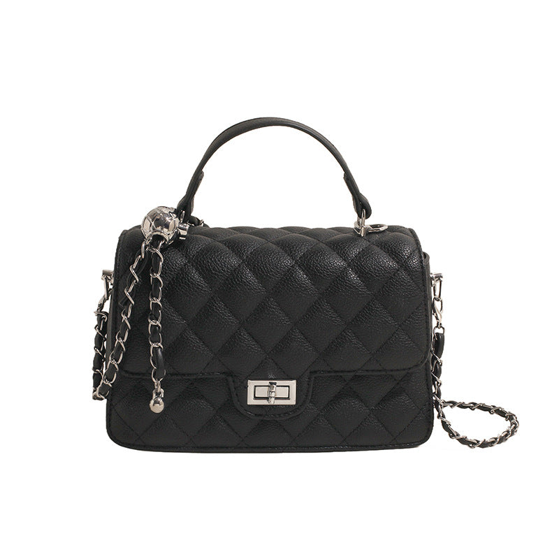 Quilted Chain Square Handbag