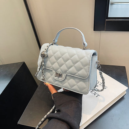 Quilted Chain Square Handbag