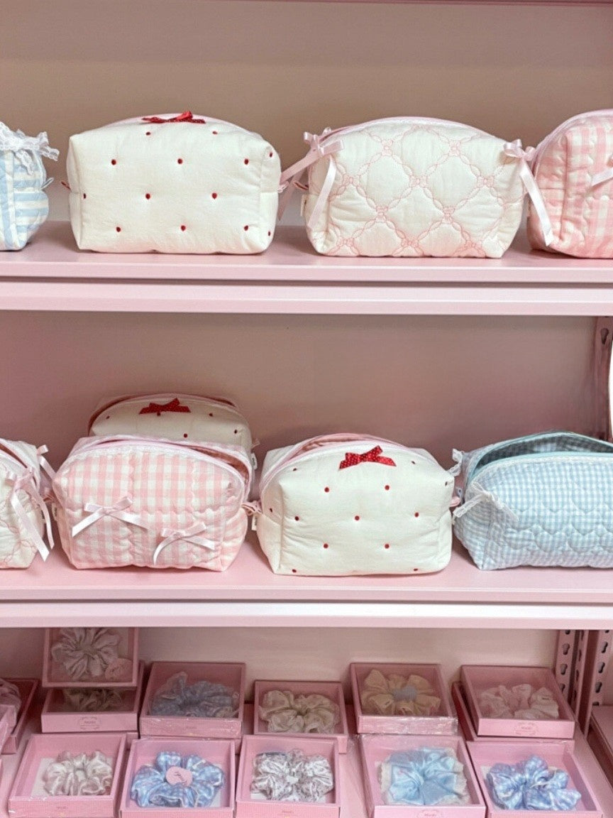 Quilted Cosmetic Storage Bag