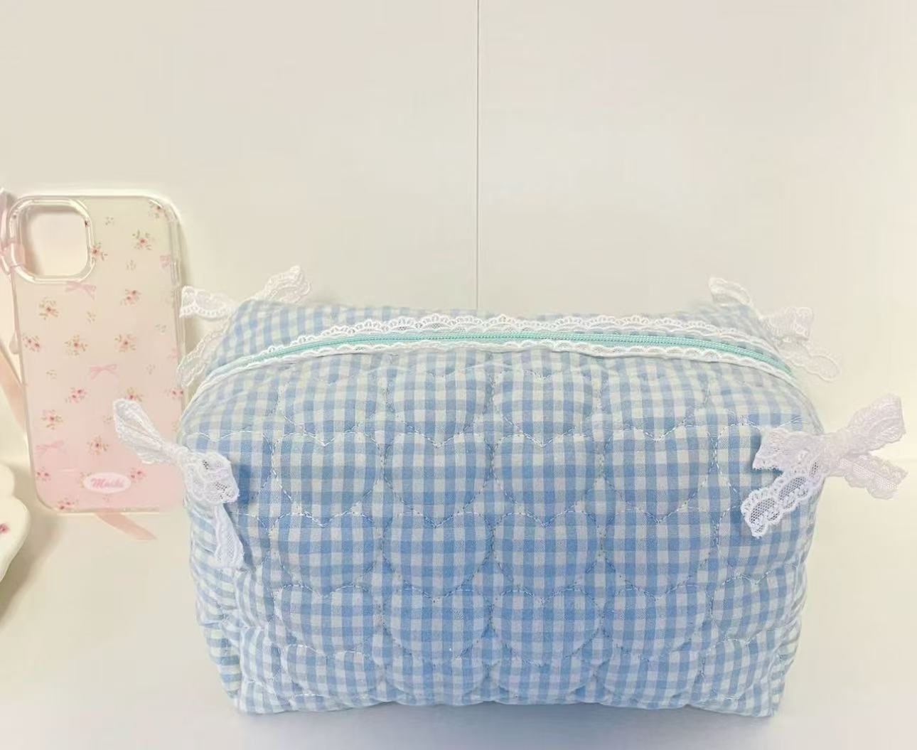 Quilted Cosmetic Storage Bag