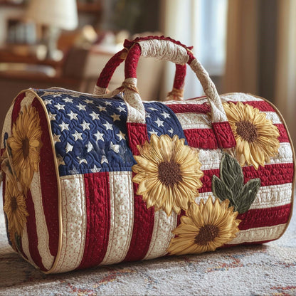 Quilted Cotton Travel Yoga Bag