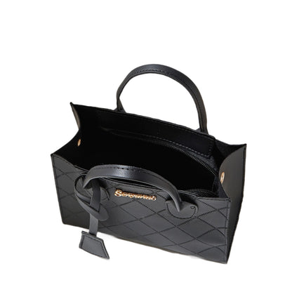 Quilted Diamond Pattern Women Crossbody Bag