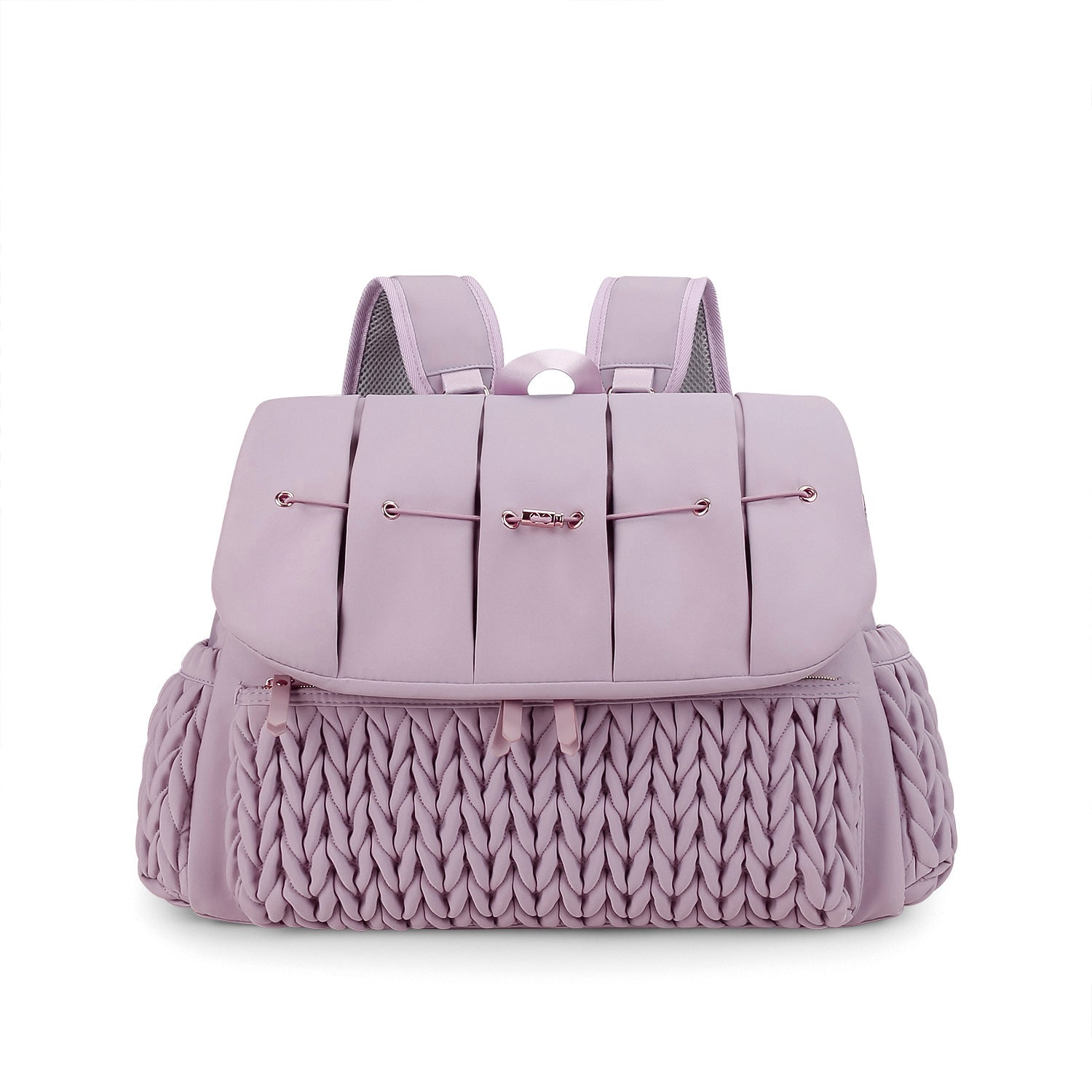 Quilted Insulated Diaper Bag with Adjustable Straps