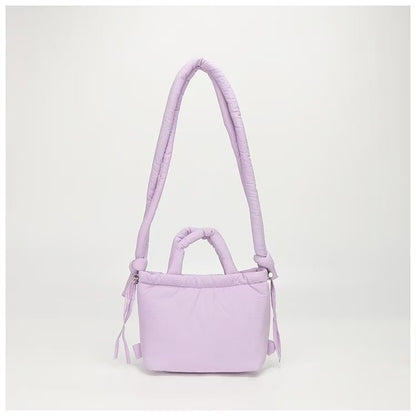 Quilted Nylon Dual-Use Shoulder Bag