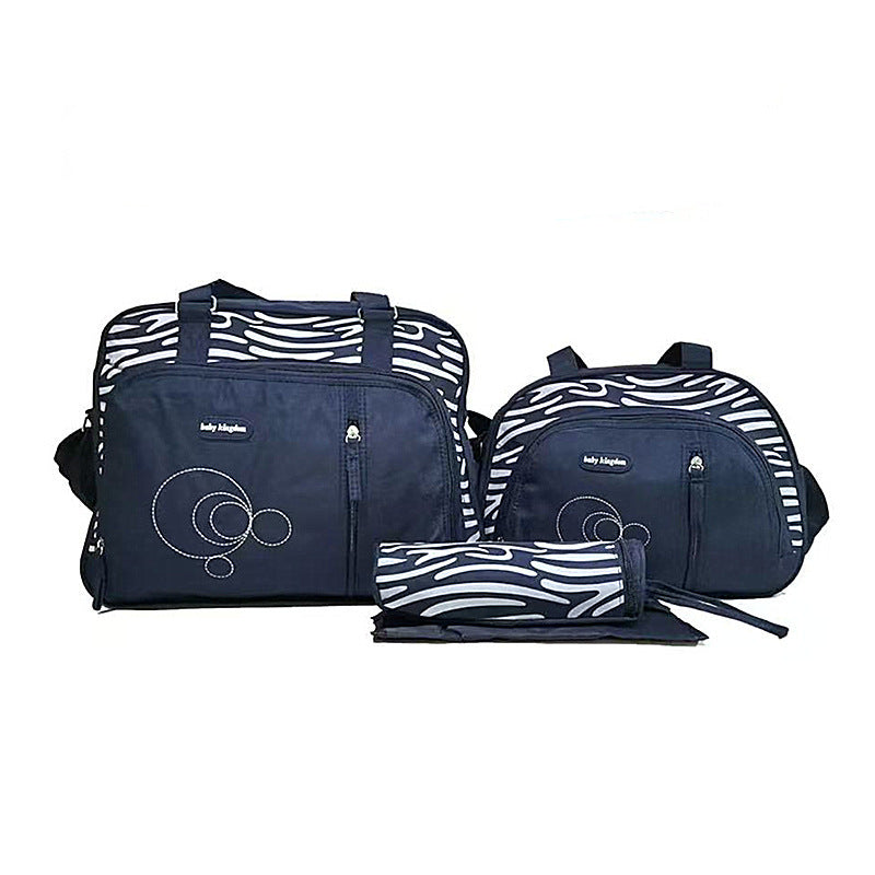 Quilted Plaid Mommy Bag with Diaper Storage