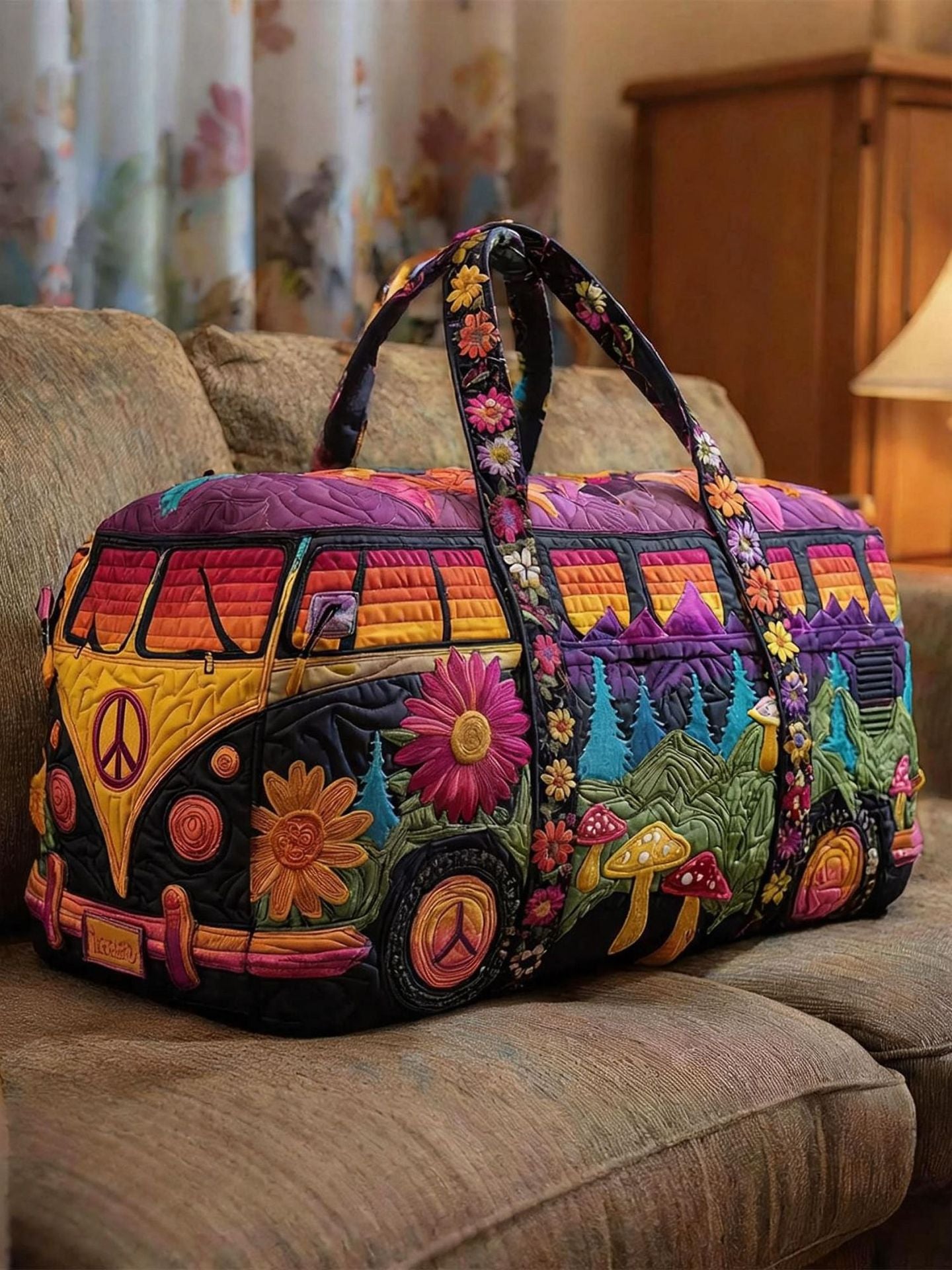 Quilted Sports Fitness Travel Bag