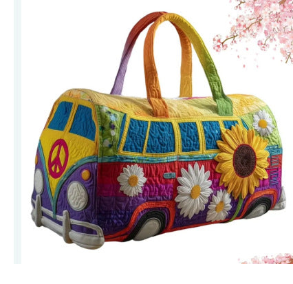 Quilted Sports Fitness Travel Bag
