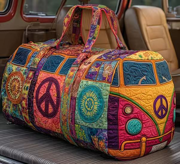 Quilted Sports Fitness Travel Bag
