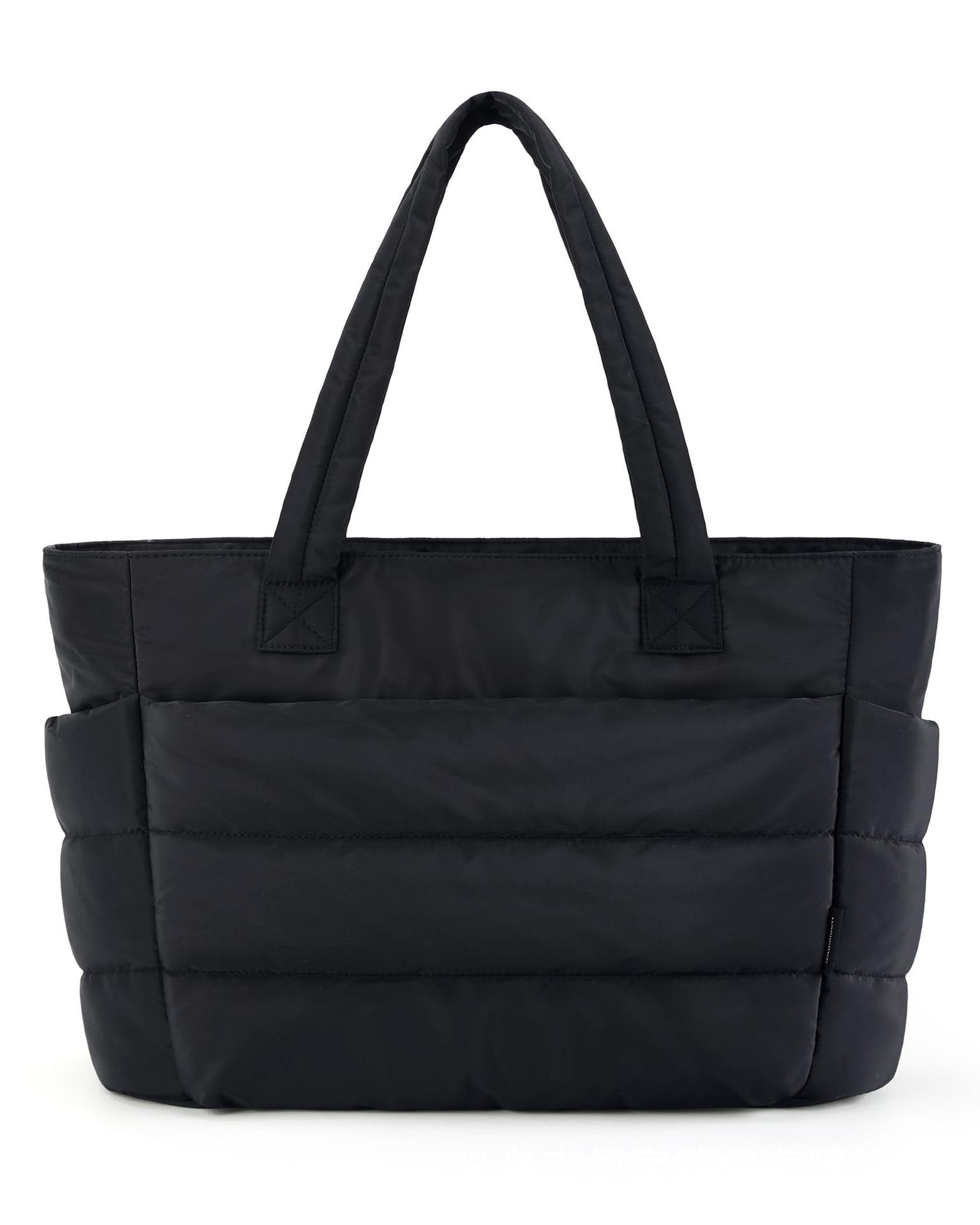 Quilted Tote Bag Lightweight Storage Shoulder Bag