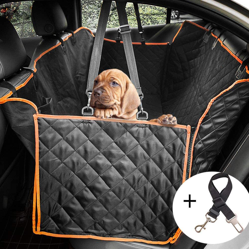 Quilted Waterproof Car Rear Seat Pet Mat