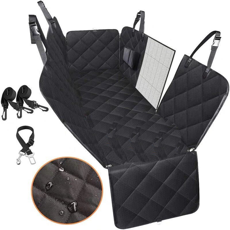 Quilted Waterproof Car Rear Seat Pet Mat