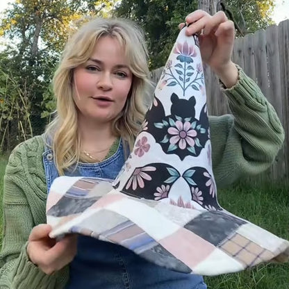 Quilted Witch Hat Party Decoration