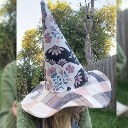 Quilted Witch Hat Party Decoration
