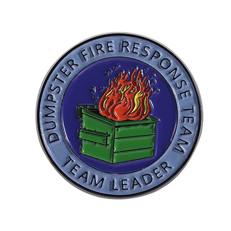 Quotes Alloy Paint Badge Accessories Small Pendant Clothing