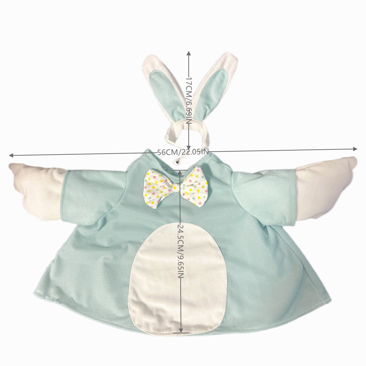 Rabbit Denim Pet Costume