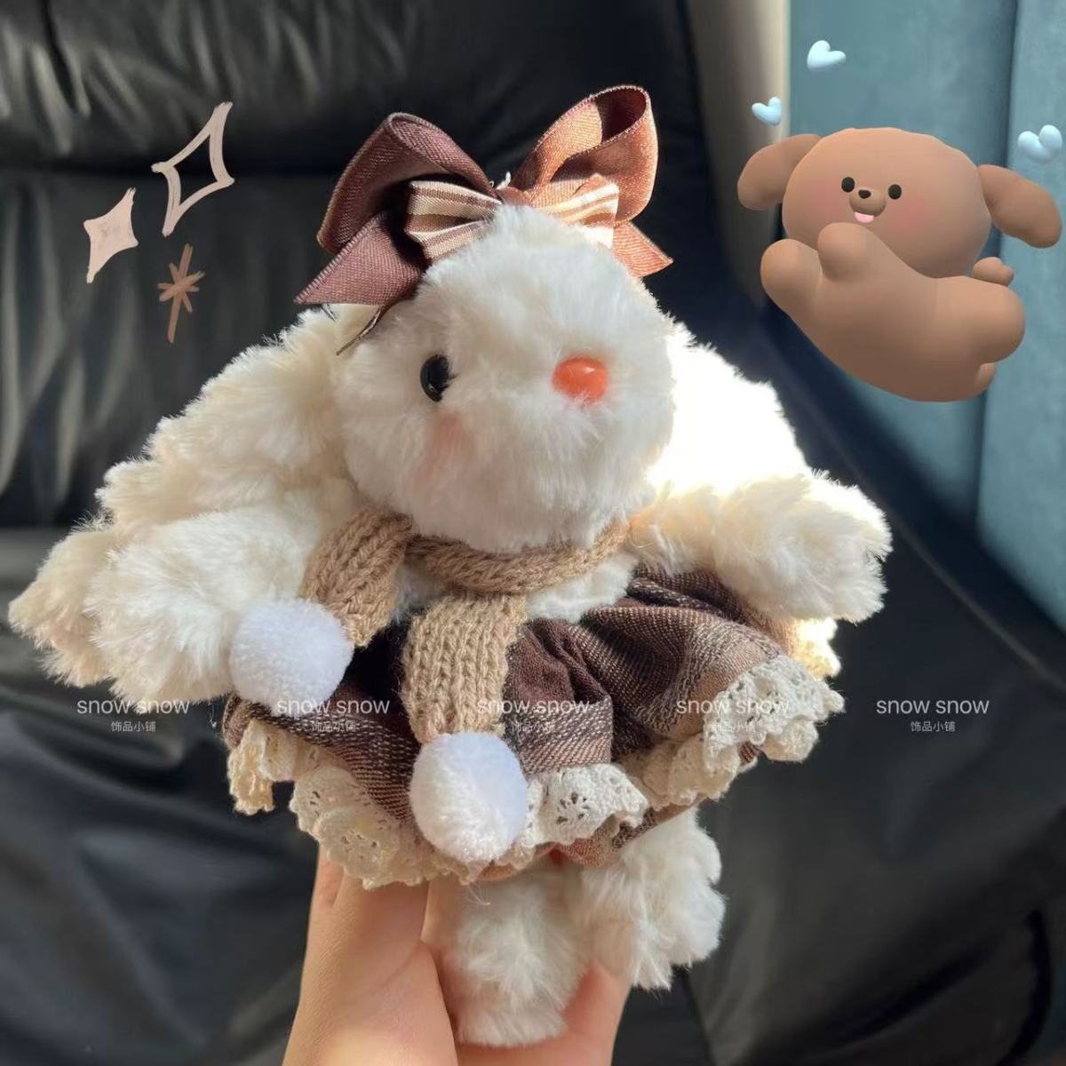Rabbit Doll Keychain Bag Hanging Doll