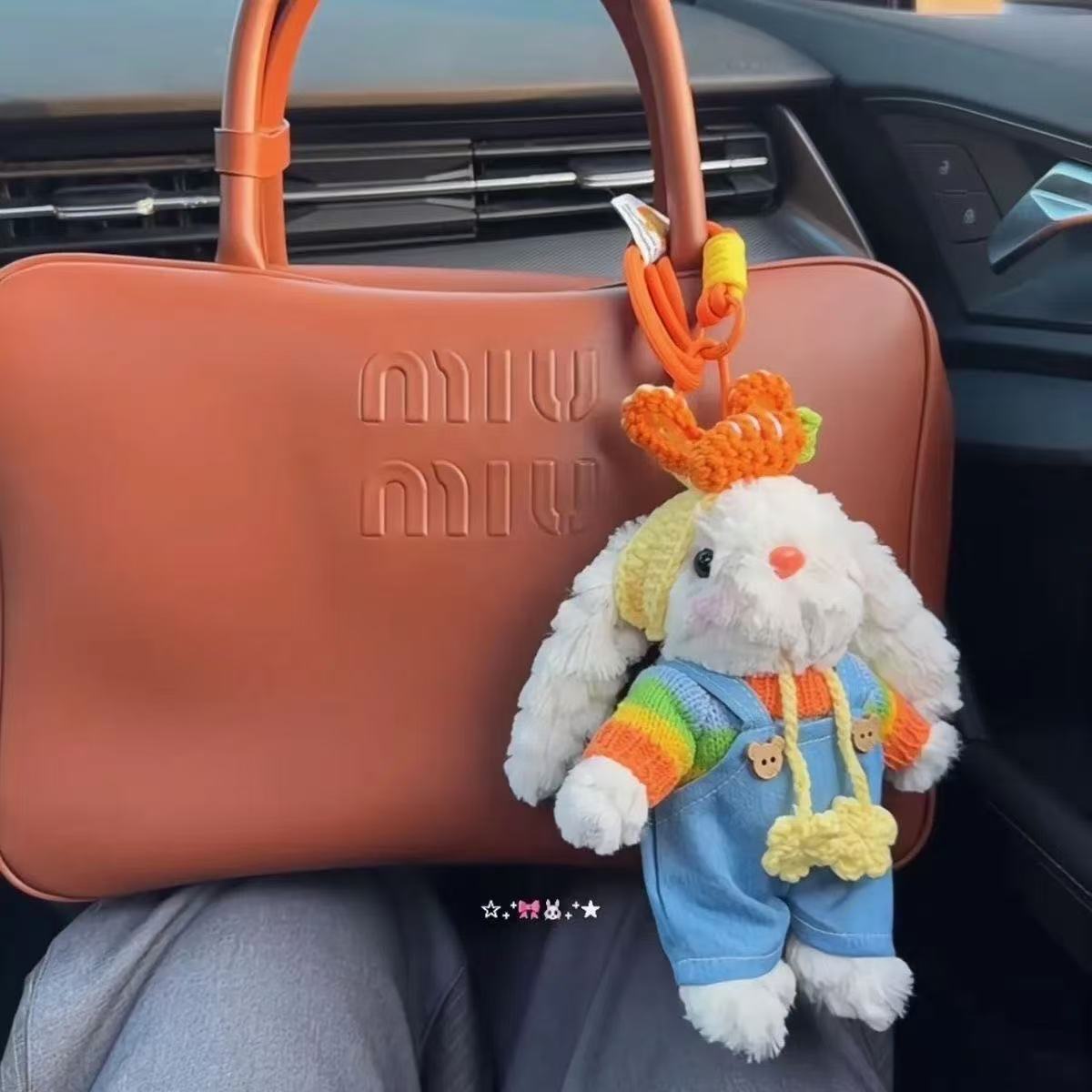 Rabbit Doll Keychain Bag Hanging Doll