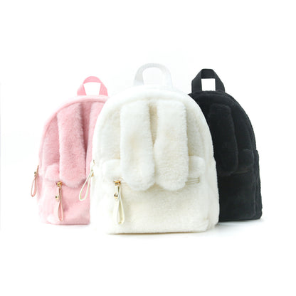Rabbit Ear Plush Backpack