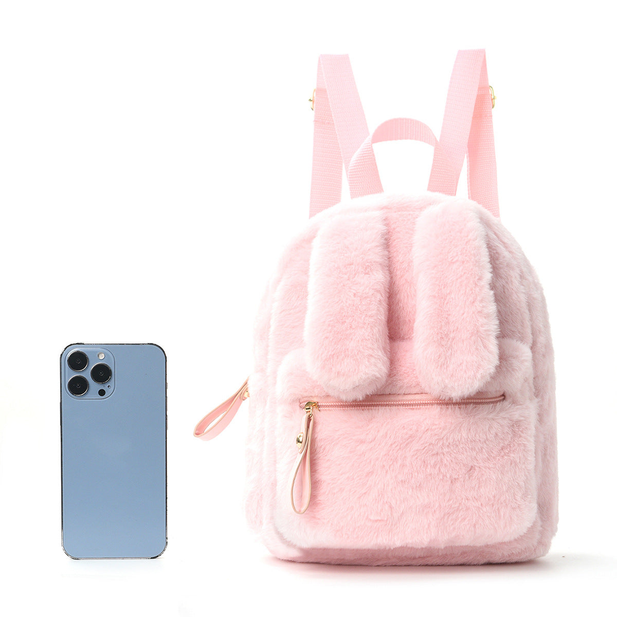 Rabbit Ear Plush Backpack