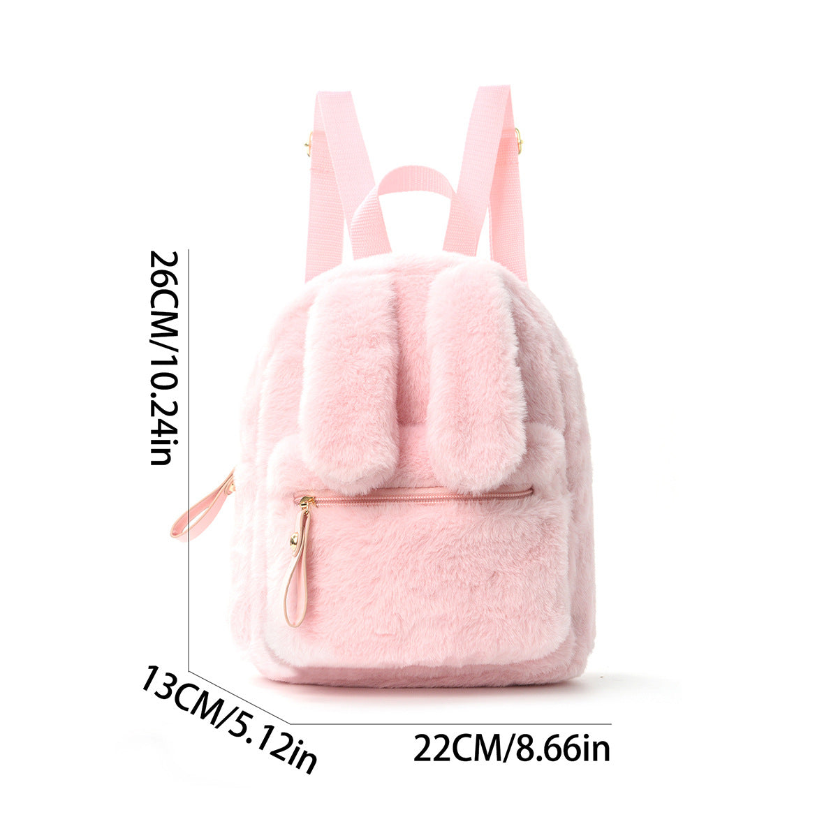 Rabbit Ear Plush Backpack