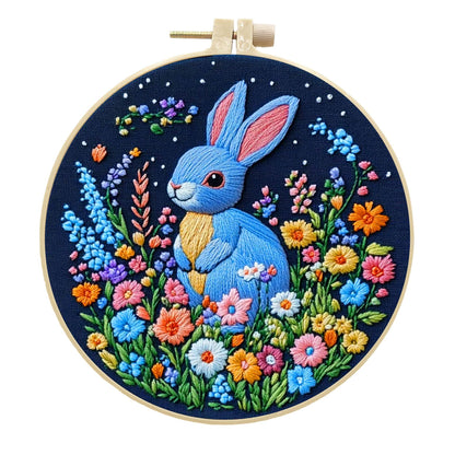 Rabbit embroidery kit