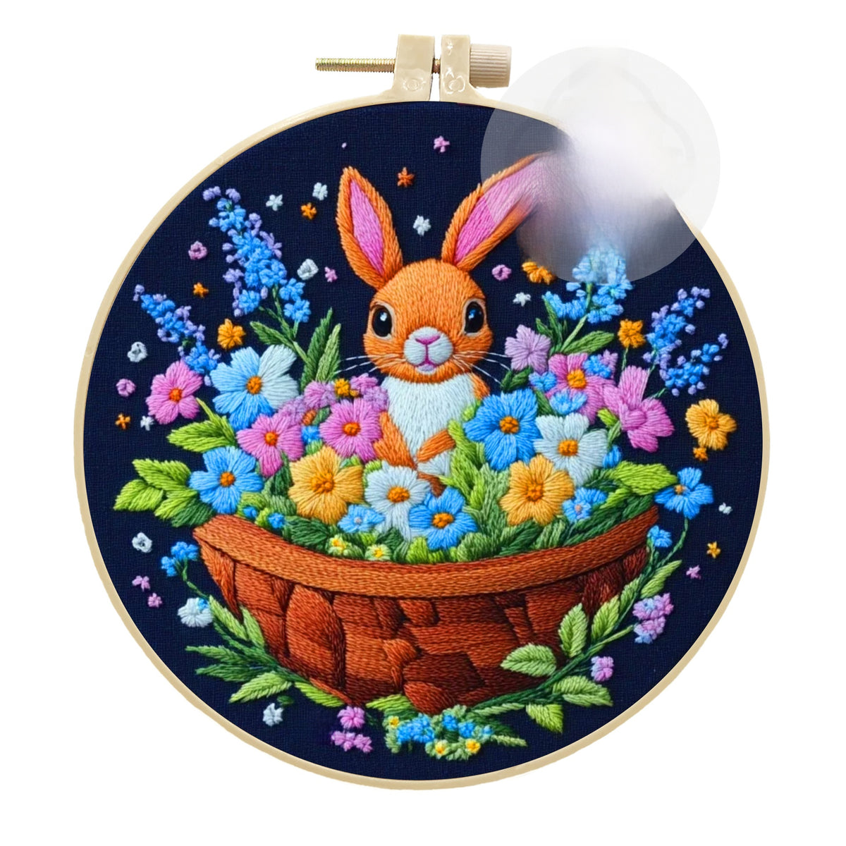 Rabbit embroidery kit