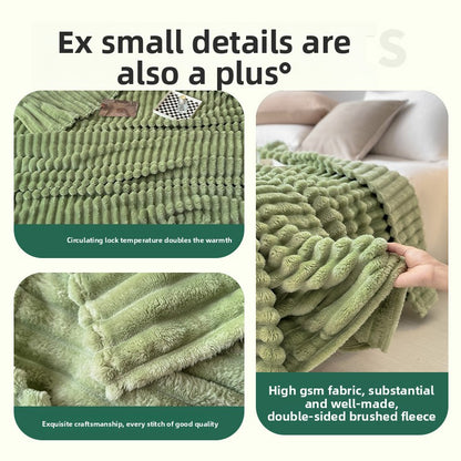 Rabbit fur blanket