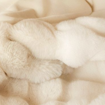 Rabbit Fur Blanket Shawl