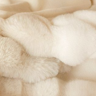 Rabbit Fur Blanket Shawl