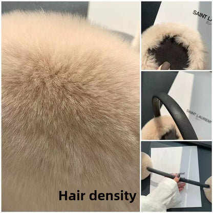 rabbit fur earmuffs