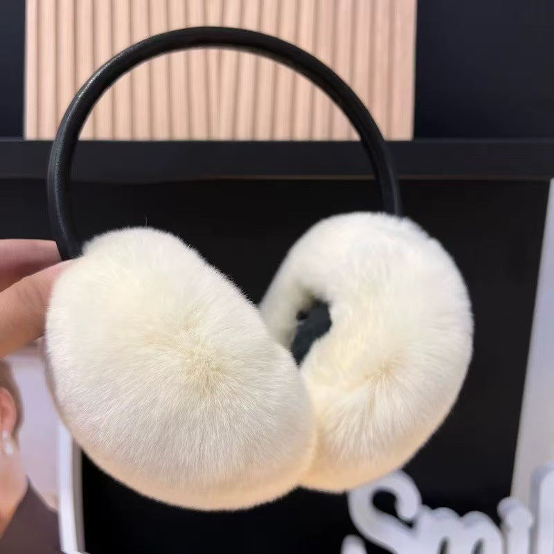 rabbit fur earmuffs