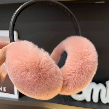 rabbit fur earmuffs