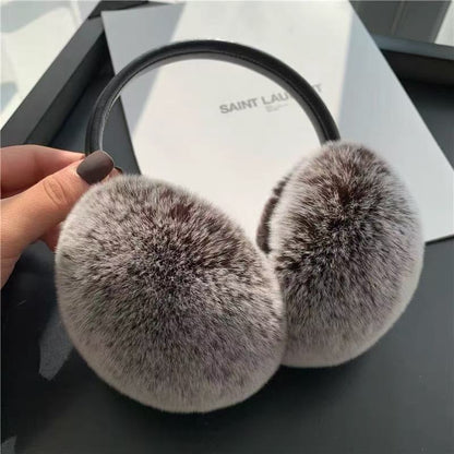 rabbit fur earmuffs